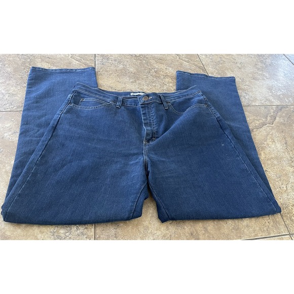 Lee Womens 16 M Jeans Relaxed Fit Med Blue 1889 Long - Picture 3 of 8